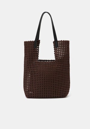 Satin Weave Tote Bag