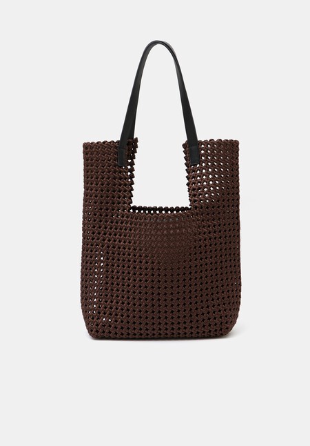 Satin Weave Tote Bag