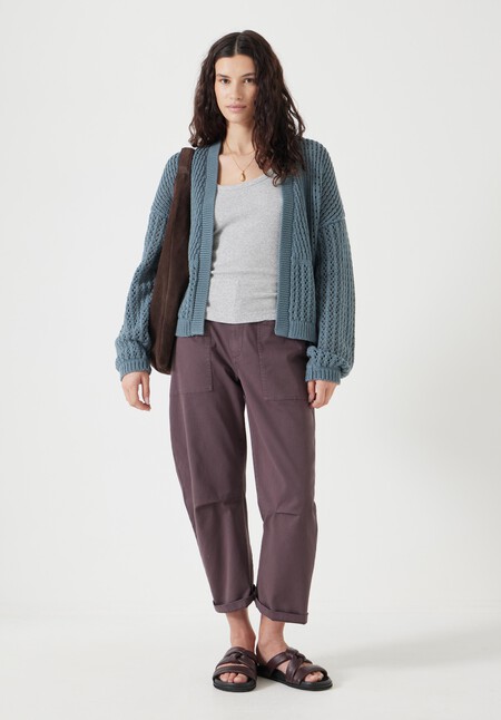 Knitted Edge to Edge Stitch Cardigan