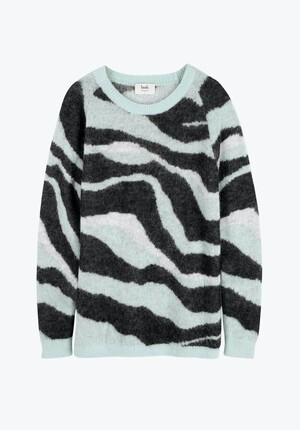 Fluffy Zebra Jumper