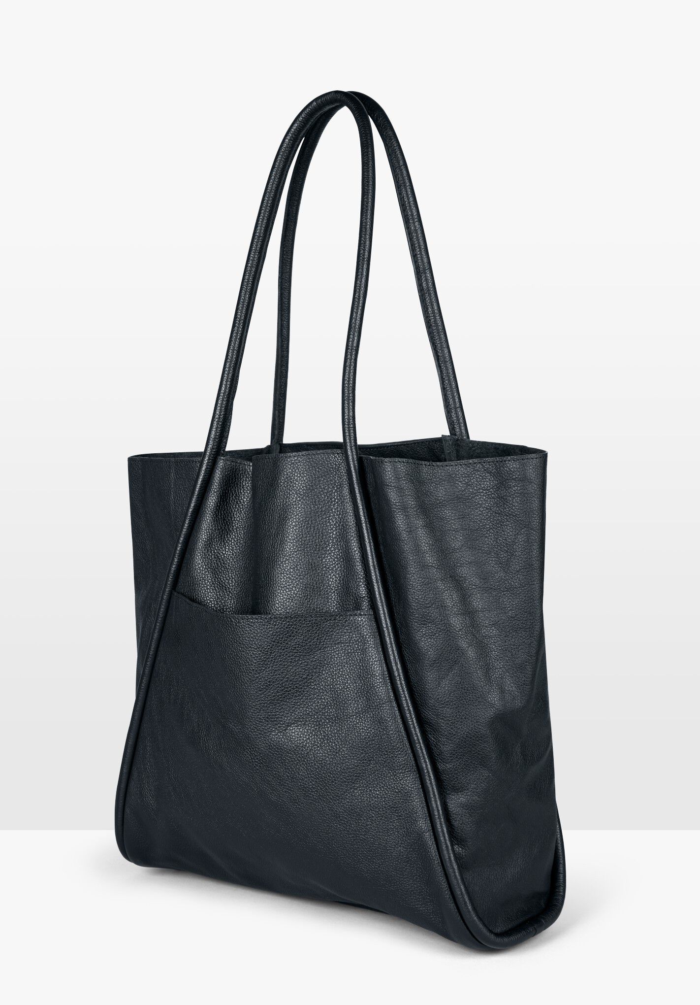 Soft leather shopper hotsell bag