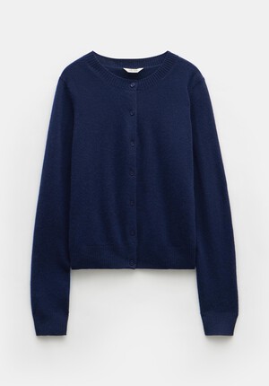 Daphne Cashmere Button Through Slim Cardigan