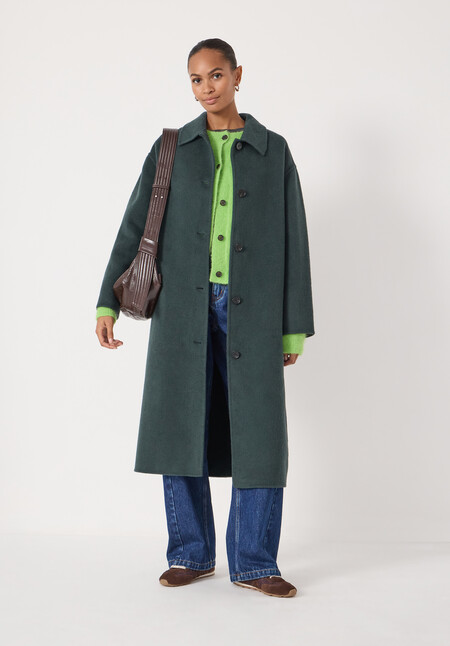 Edie Pure Wool Double Faced Coat