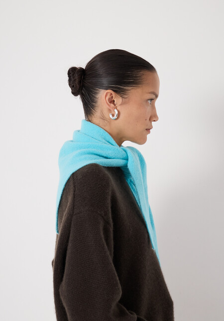 Wool Blend Triangle Scarf