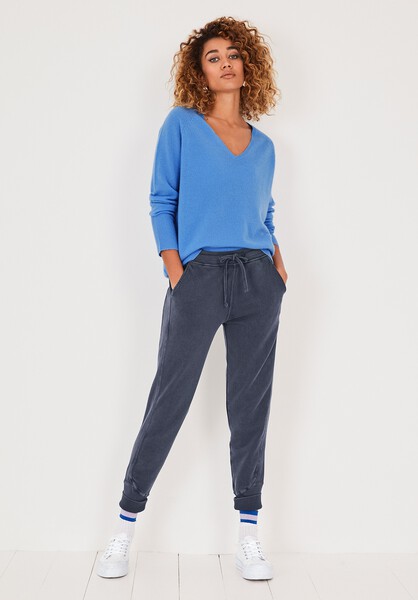 Rib Panel Slim Joggers