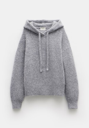 Hazel Alpaca Blend Hoodie