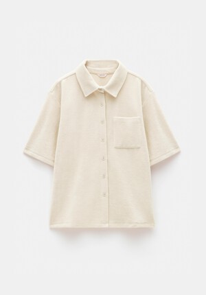 Towelling Short Sleeve Shirt