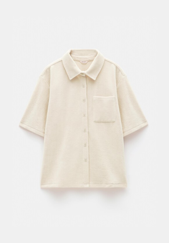 Towelling Short Sleeve Shirt