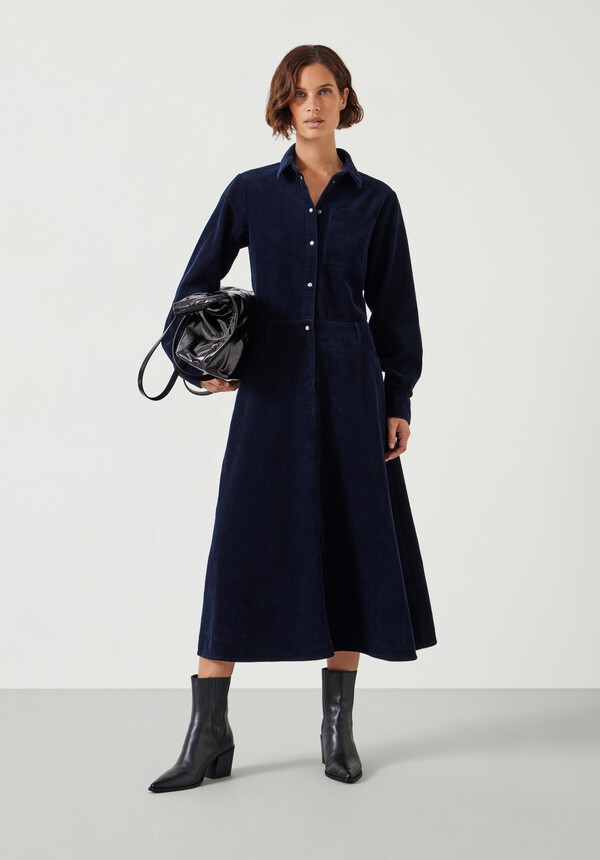 Bella Cord Midi Dress