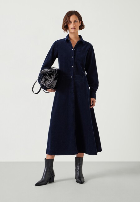 Bella Cord Midi Dress