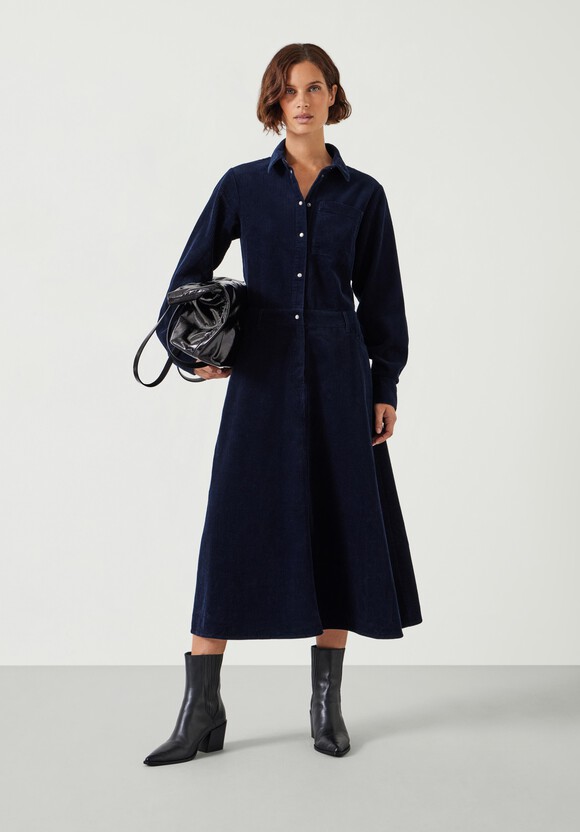 Bella Cord Midi Dress