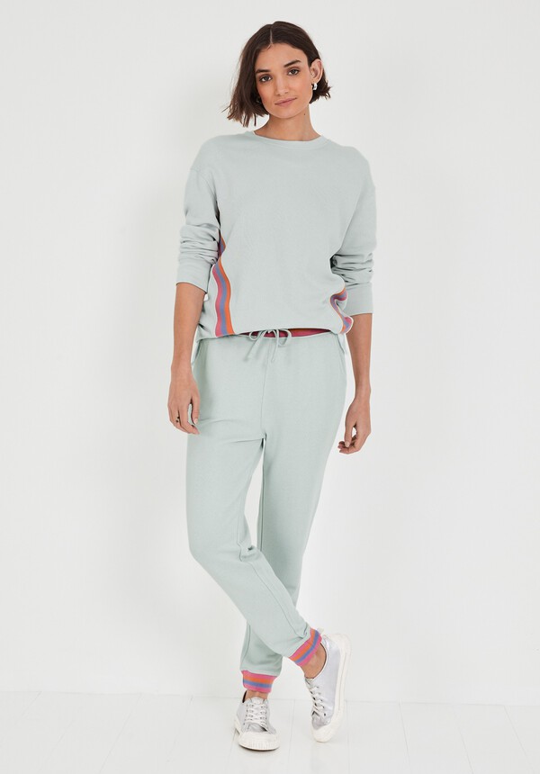 Cetti Stripe Rib Joggers