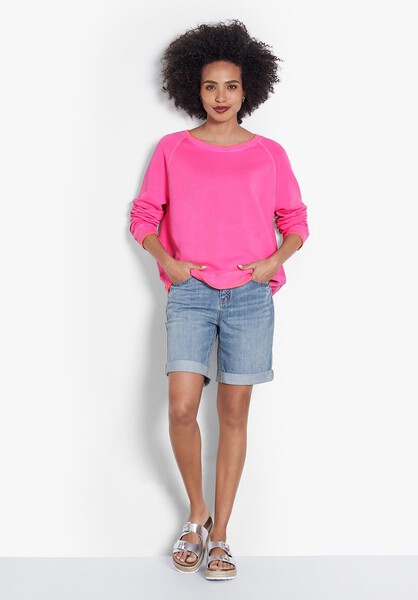 Contrast Cotton Sweatshirt