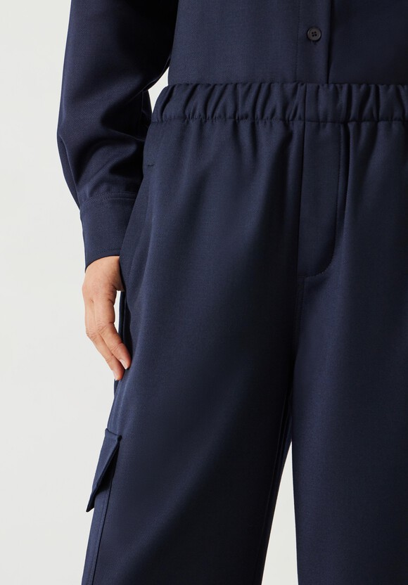 Ava Wool Cargo Trousers