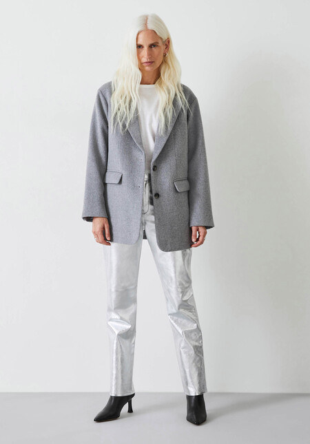 Jayde Wool Blend Blazer Coat