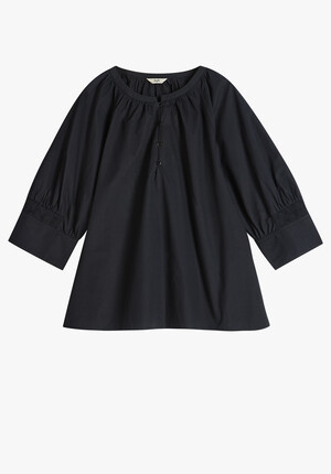 Charlee Button Cotton Top