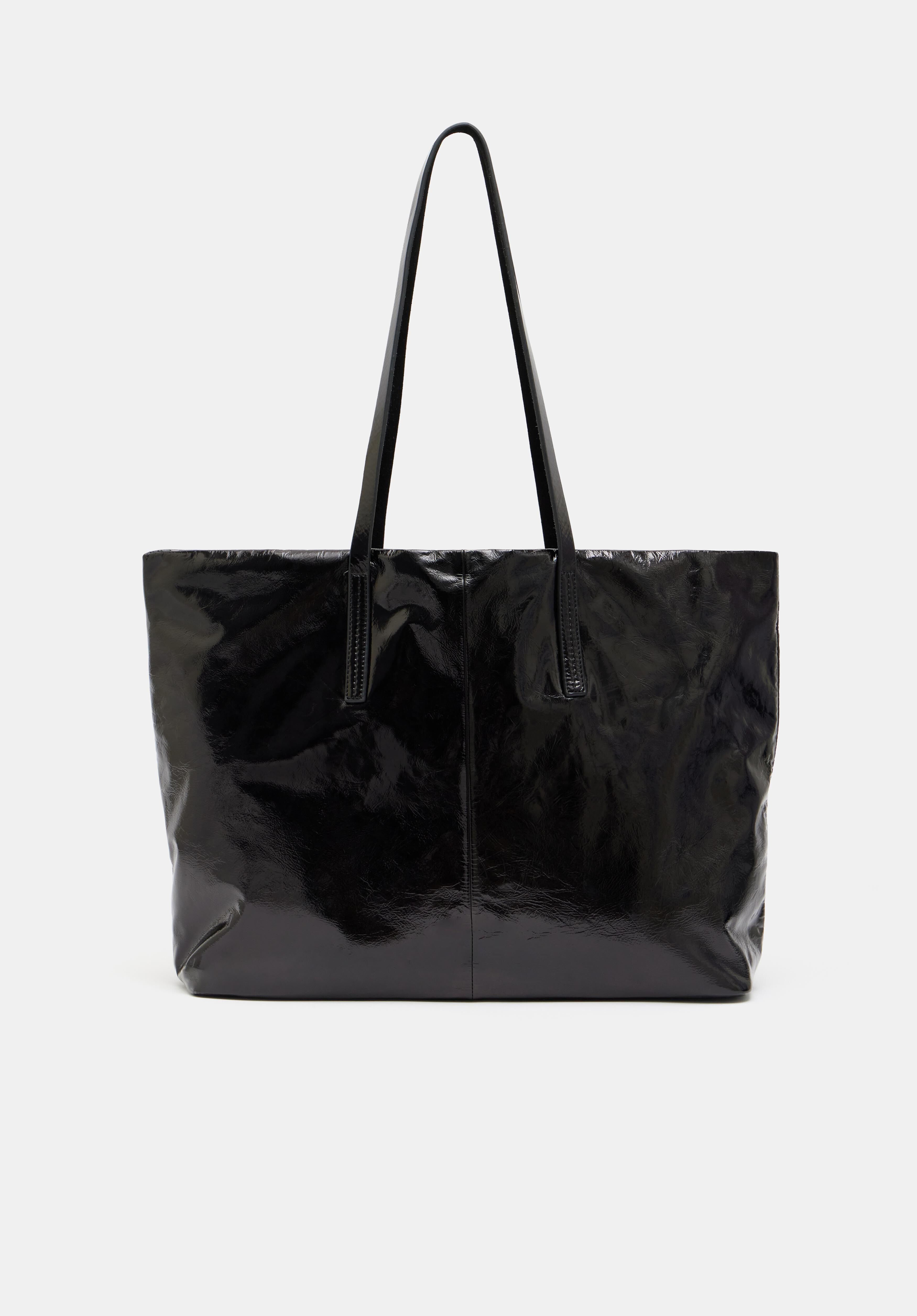 Patent leather tote bags hot sale