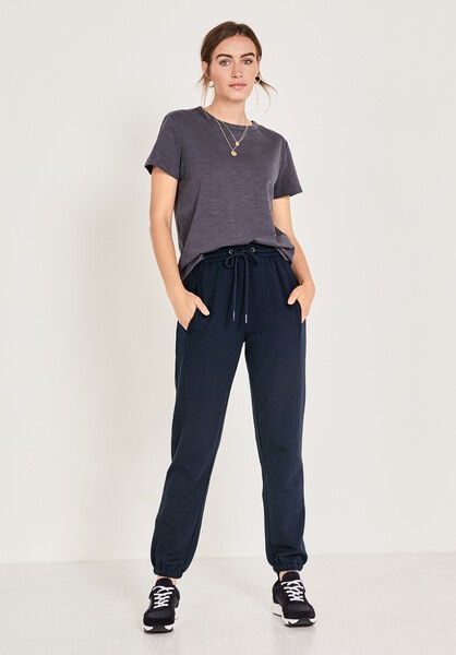 Seamed Slim-Leg Joggers