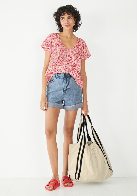 Kristina V-Neck Blouse