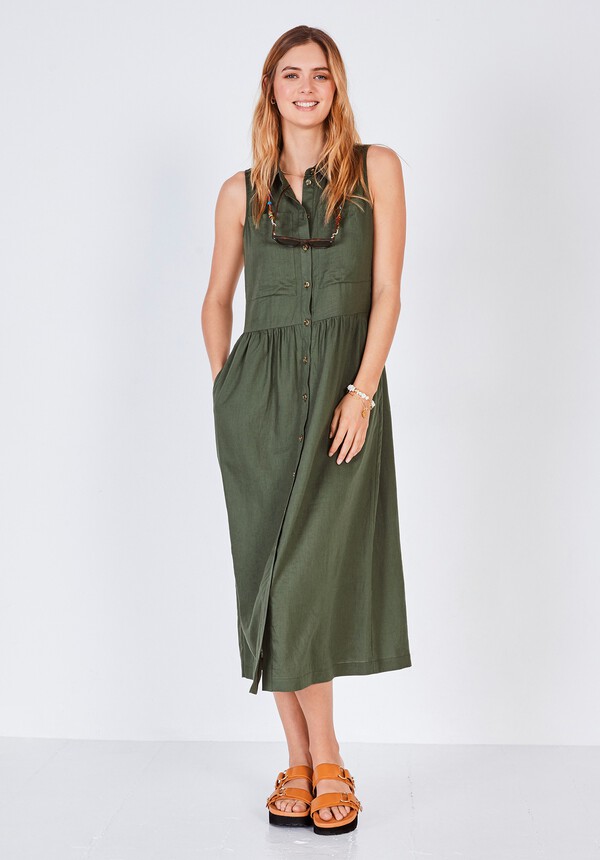 Sleeveless Midi Dress
