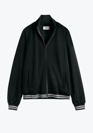 Sporty Jersey Jacket