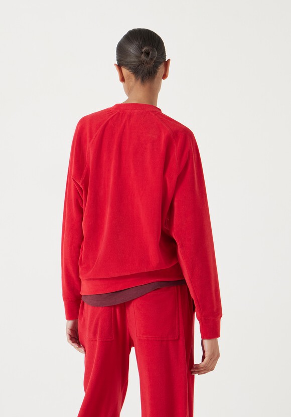 Towelling Raglan Sweatshirt