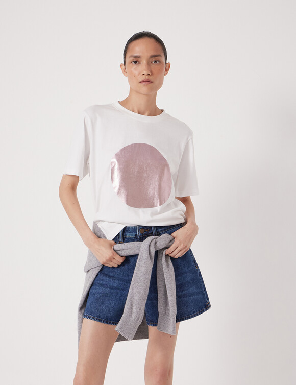 Metallic Graphic T-Shirt