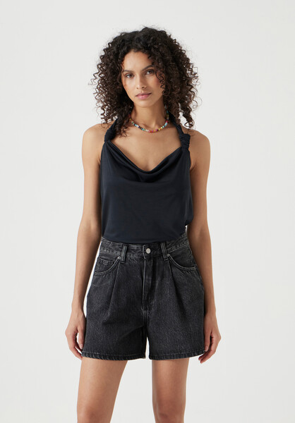 Knot Detail Halter Vest