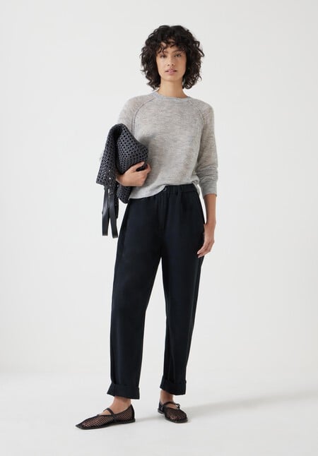 Jack Barrel Leg Pull On Trousers