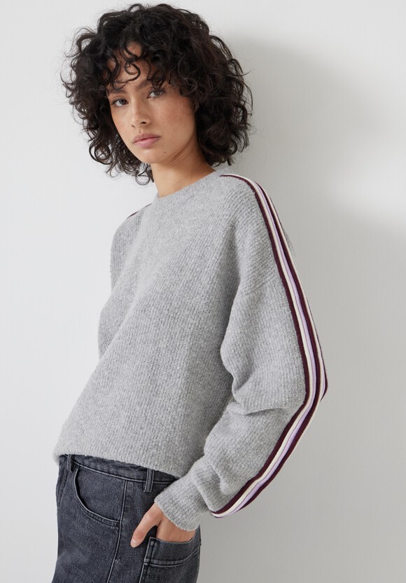 Lydia Ottoman Stripe Crew Neck Jumper