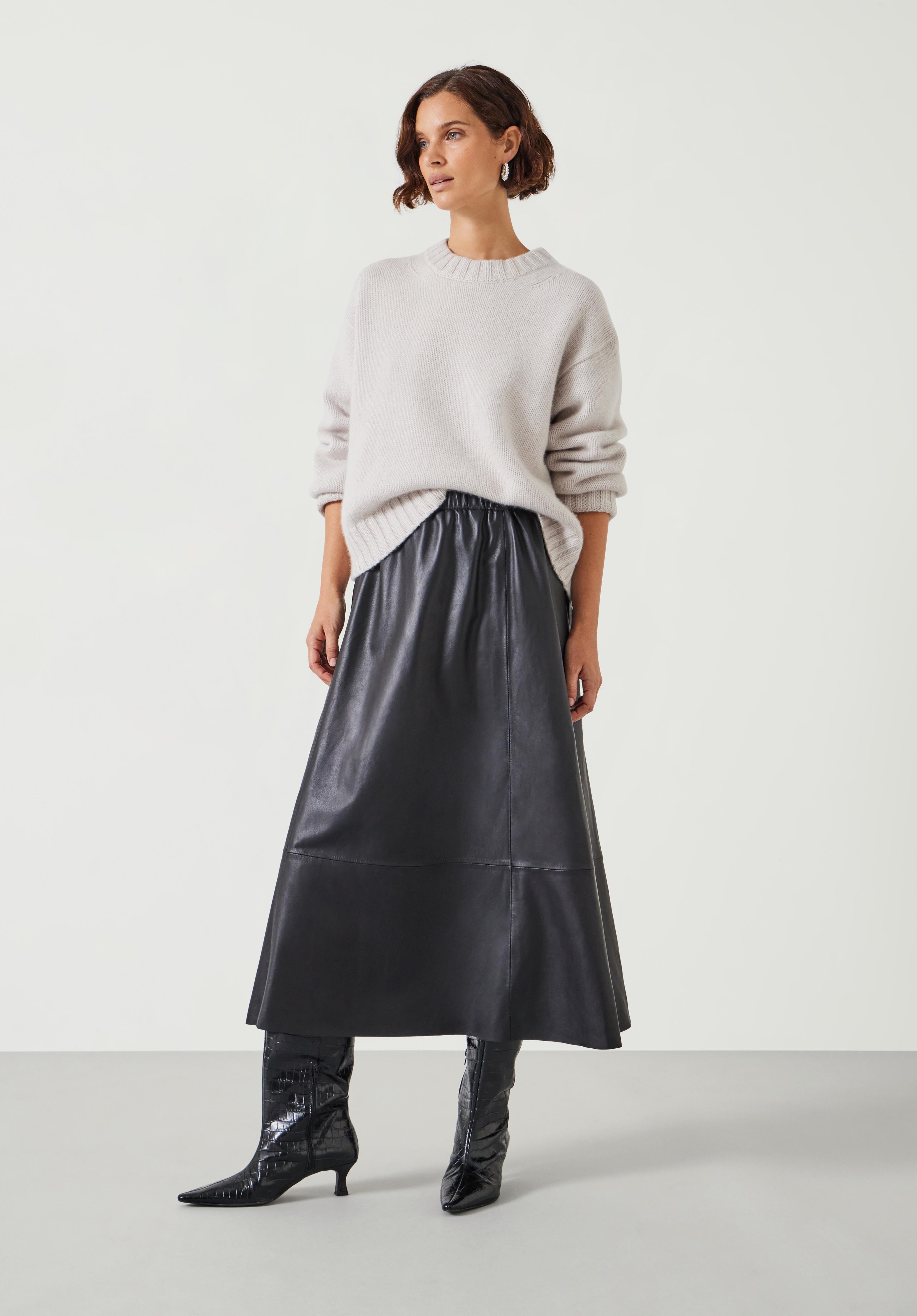 Hush black midi skirt online