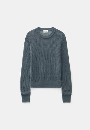 Soft Mesh Knitted Jumper