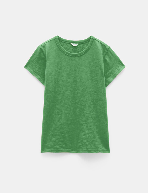 Slim Fit Slub Crew T-Shirt