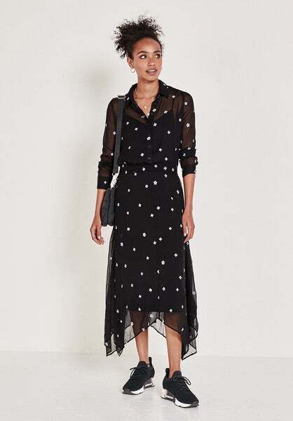 Lucien Chiffon Embroidered Dress