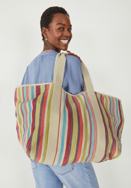 Sasha Stripe Tote Bag