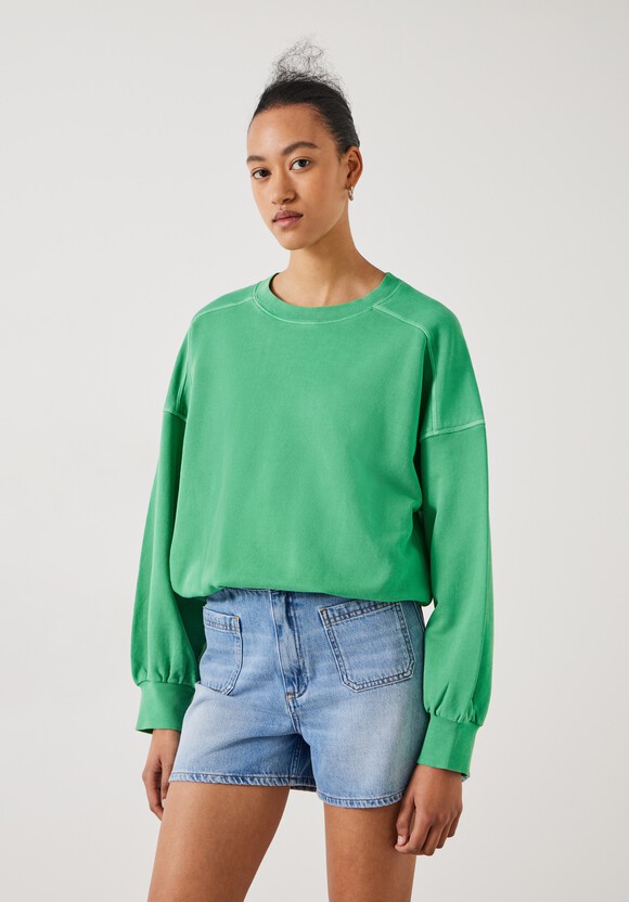Blanca Oversized Bubble Hem Sweatshirt