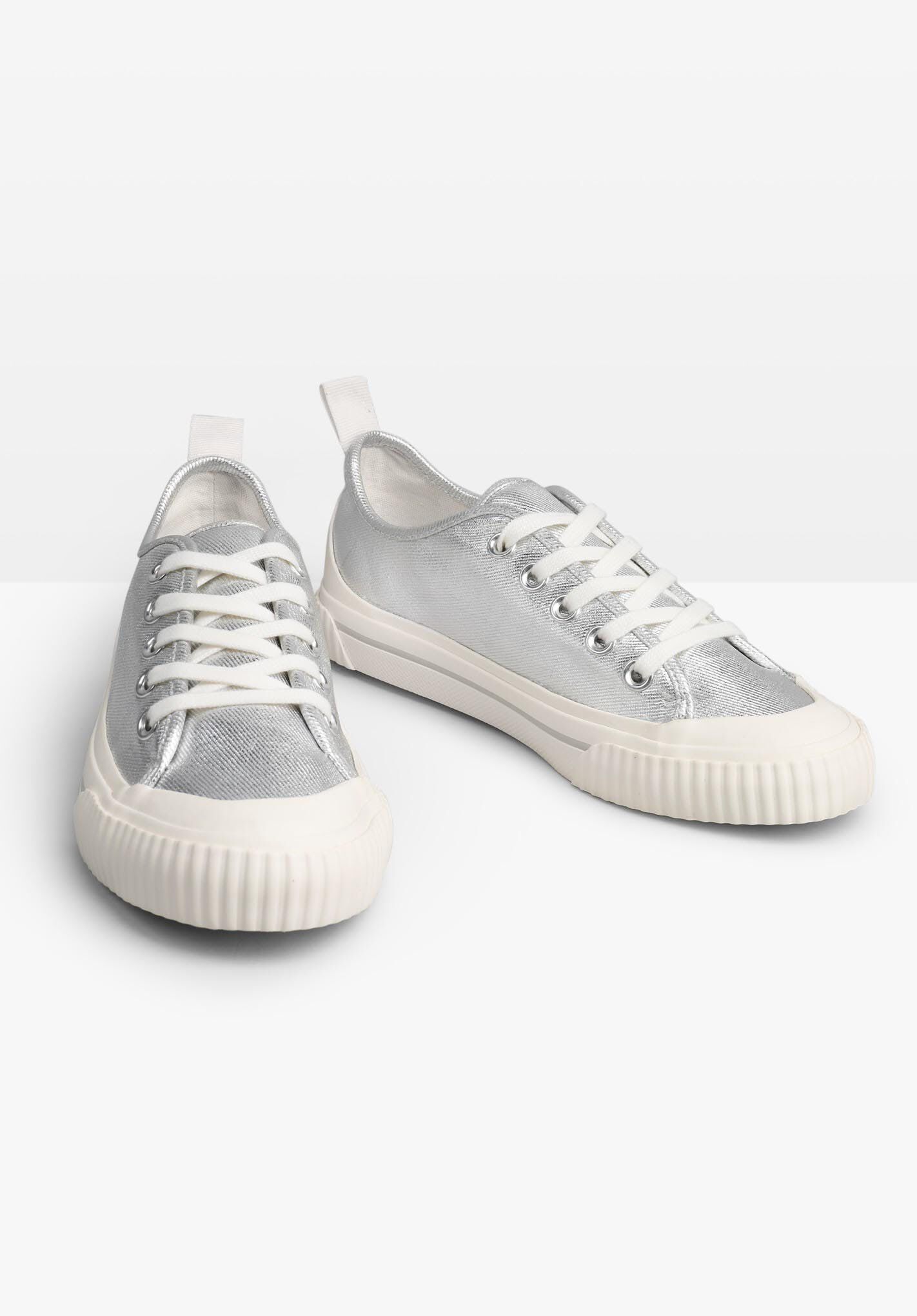 Hush silver trainers Clearance