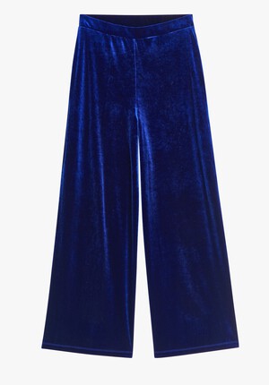 Molly Velvet Wide Leg Trousers