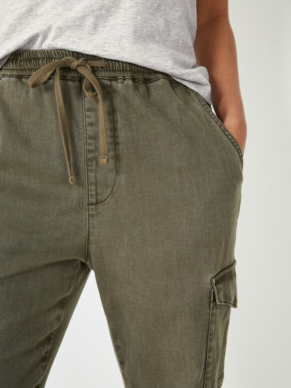 Washed Cargo Trousers