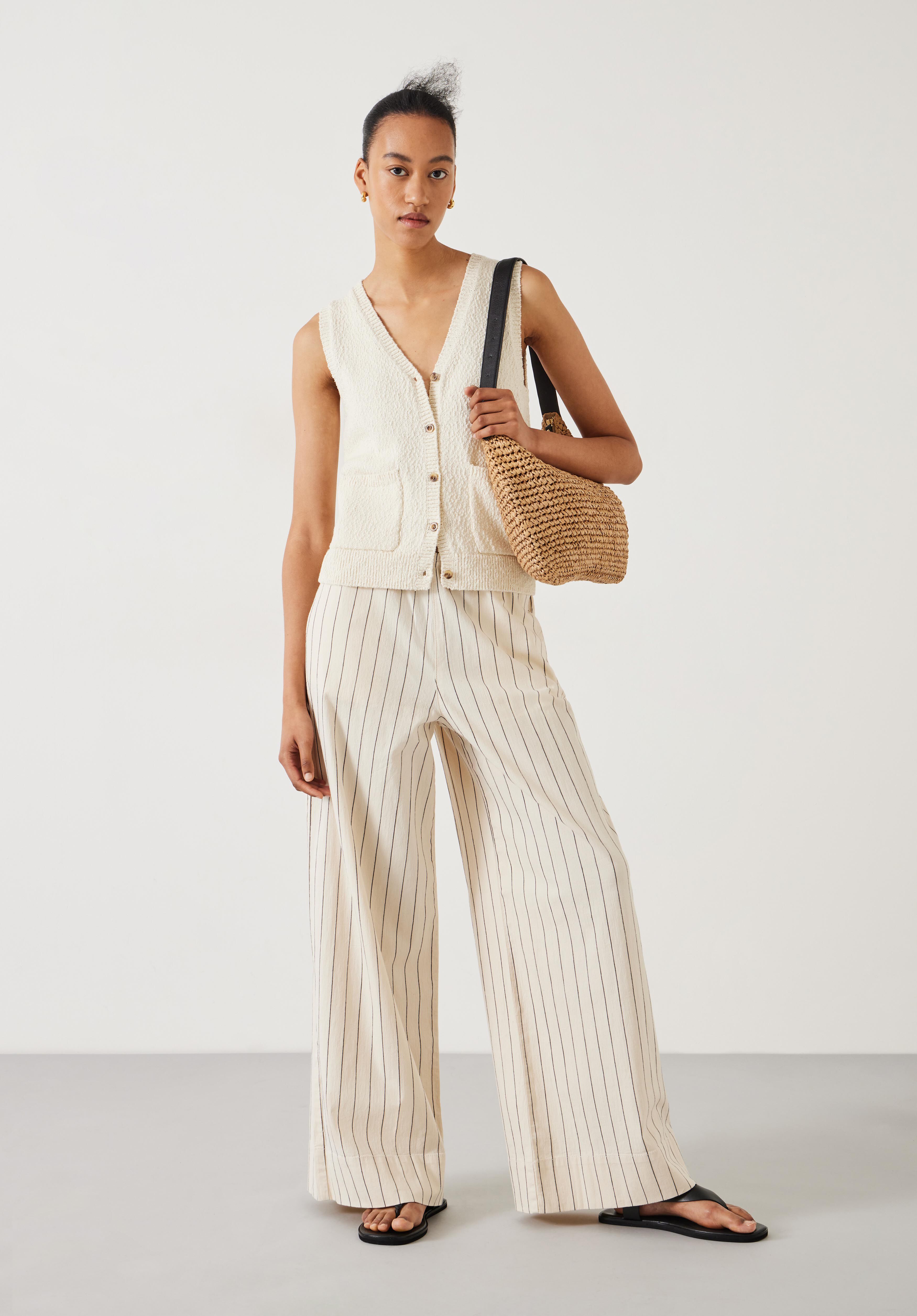 Wide leg cotton trousers uk new arrivals