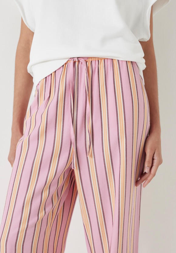 Cotton Stripe Trousers