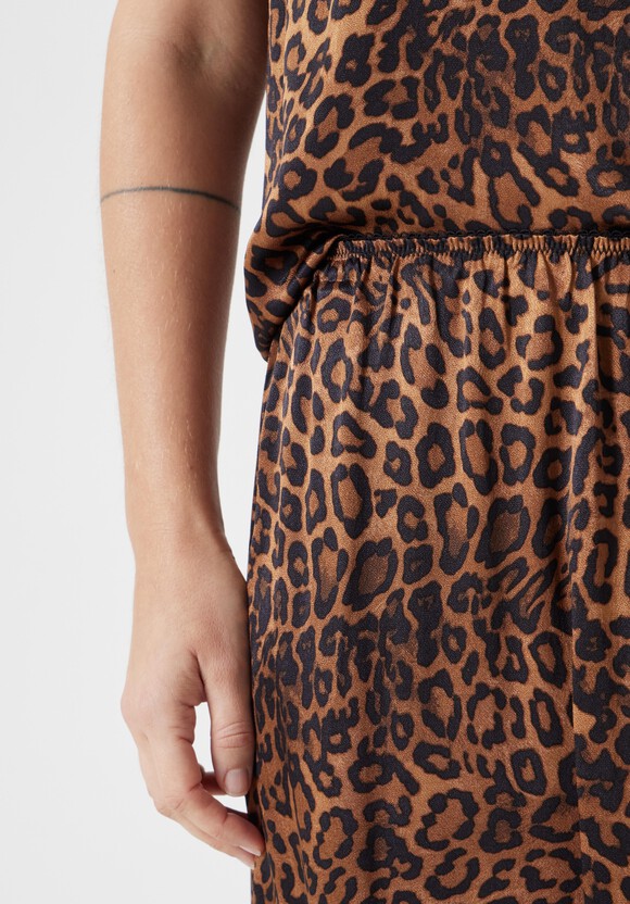 Printed Midi Skirt