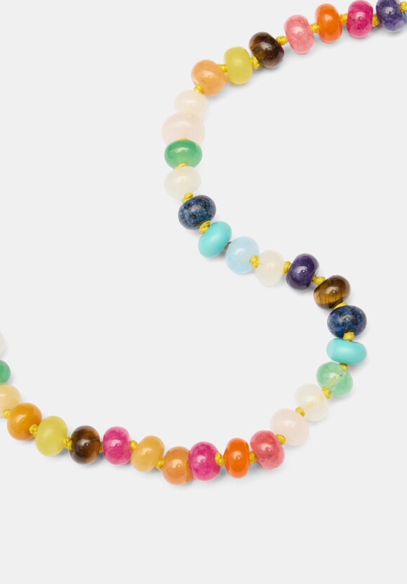 Semi-Precious Beaded Necklace