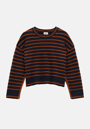 Casey Striped Wool Blend Jumper