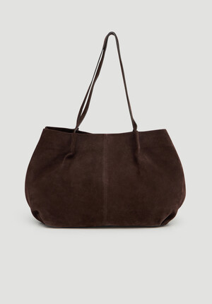 Suede Wing Tote Bag