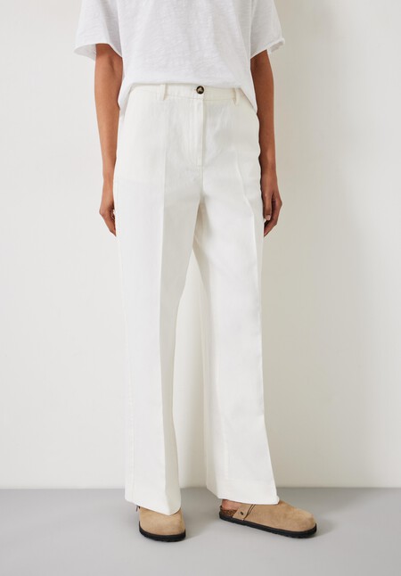 Emily Cotton Wide Leg Trousers