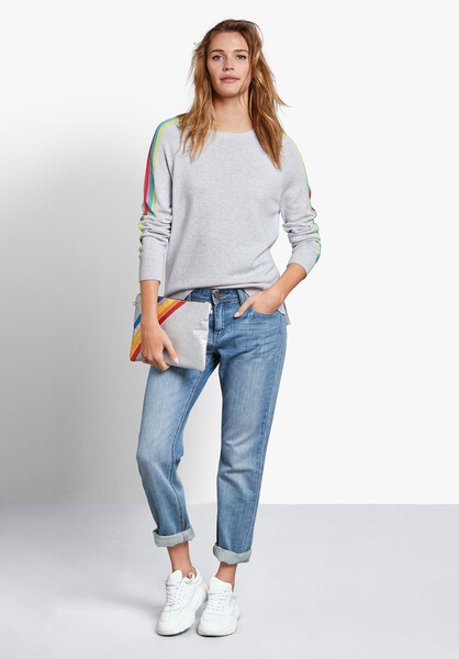 Mavis Stripe Sleeve Jumper