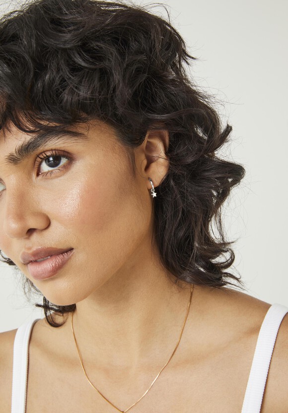 Star Drop Earrings