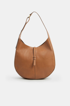 Isla Leather Scoop Tote Bag