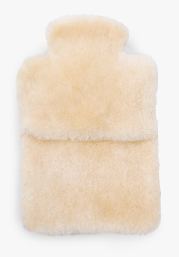 Shearling Hot Water Bottle Cover